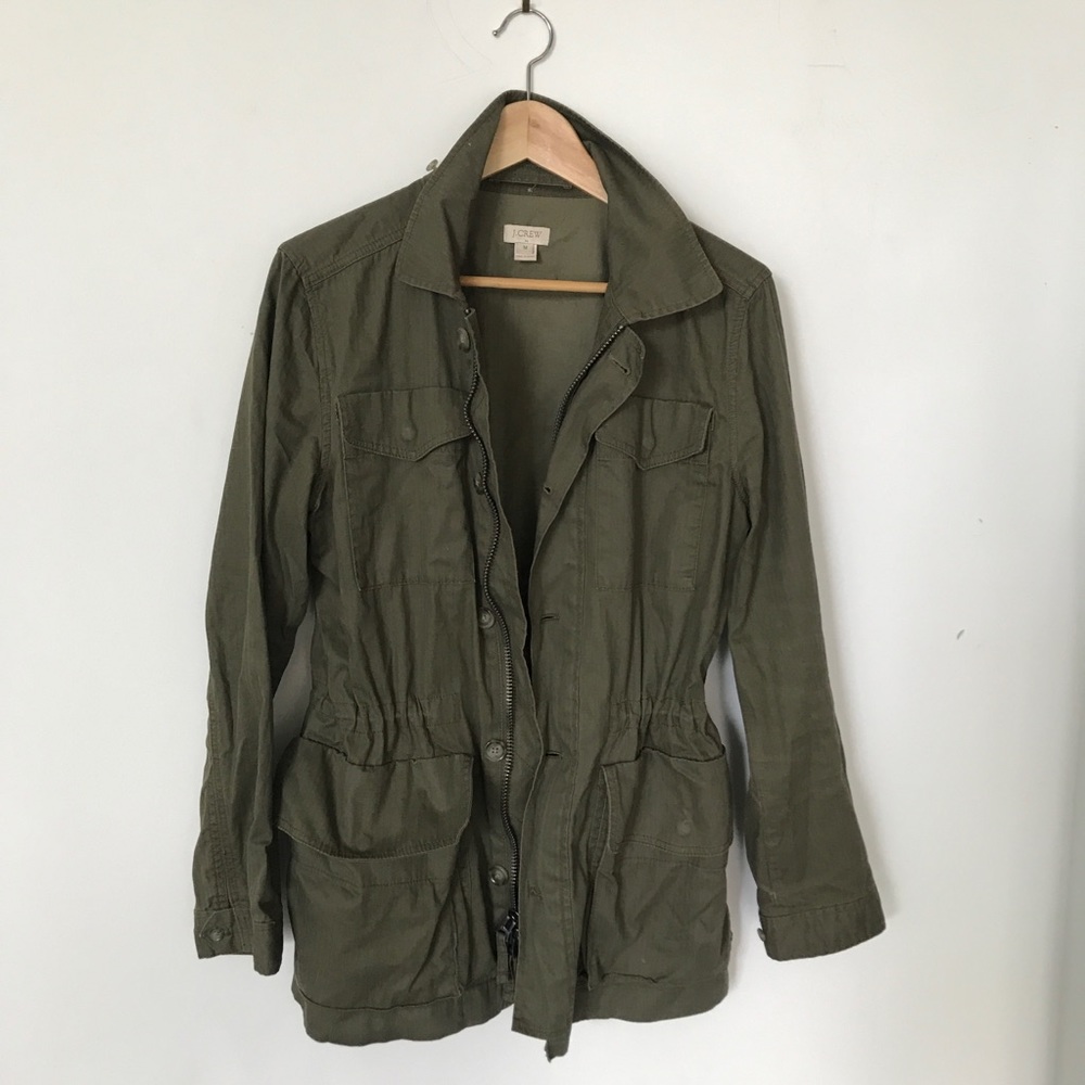 Jcrew Army Green Jacket
